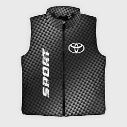 Мужской жилет Toyota sport carbon, цвет: 3D-черный