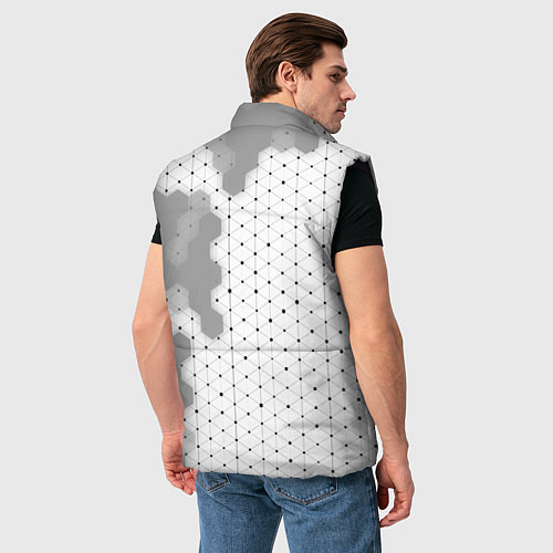 Мужской жилет West Ham sport на светлом фоне по-вертикали / 3D-Черный – фото 4