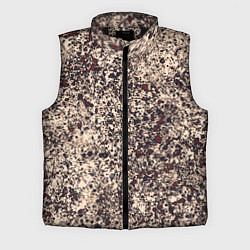 Мужской жилет Абстракция земляной с красным