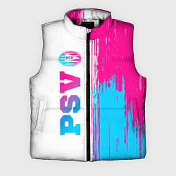 Мужской жилет PSV neon gradient style по-вертикали, цвет: 3D-черный