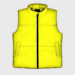 Мужской жилет Яркий желтый, цвет: 3D-светло-серый
