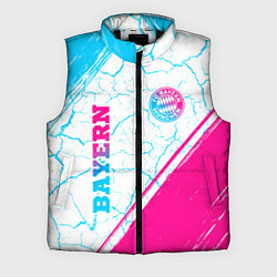 Мужской жилет Bayern neon gradient style вертикально