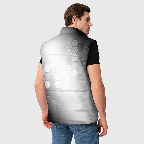 Мужской жилет Bayern sport на светлом фоне по-вертикали / 3D-Черный – фото 4