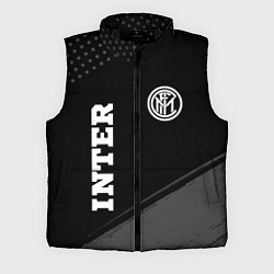 Мужской жилет Inter sport на темном фоне вертикально, цвет: 3D-черный