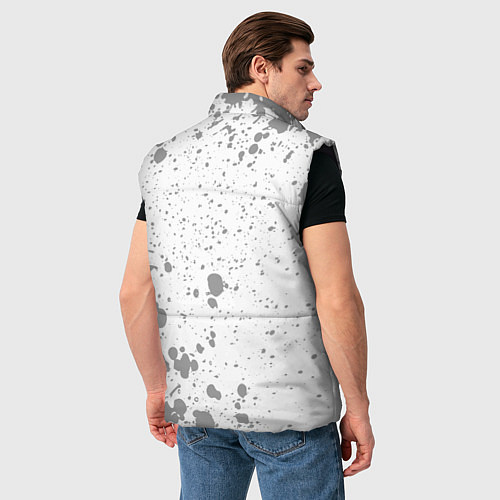 Мужской жилет Bayern sport на светлом фоне вертикально / 3D-Черный – фото 4