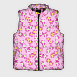 Мужской жилет Мозаика на розовом