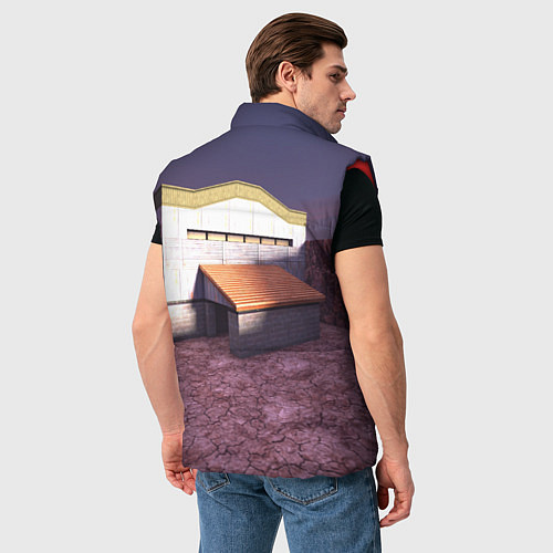 Мужской жилет Counter Strike 1 6 de nuke / 3D-Красный – фото 4