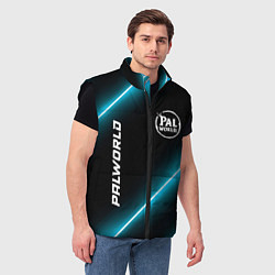 Мужской жилет Palworld неоновые лампы, цвет: 3D-черный — фото 2