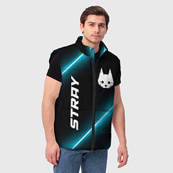 Мужской жилет Stray неоновые лампы, цвет: 3D-черный — фото 2