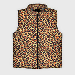 Мужской жилет Леопардовый узор текстура-шкура, цвет: 3D-светло-серый