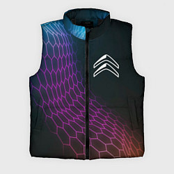 Мужской жилет Citroen neon hexagon, цвет: 3D-черный