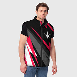 Мужской жилет Code Geass electro lines, цвет: 3D-черный — фото 2