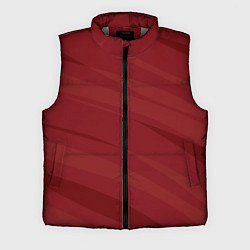 Мужской жилет Бордовый полосами, цвет: 3D-светло-серый