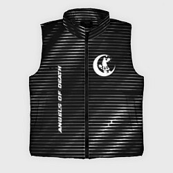 Мужской жилет Angels of Death metal anime lines, цвет: 3D-черный