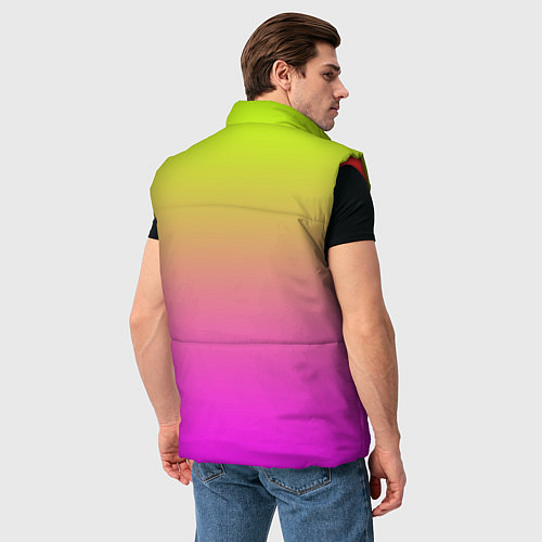 Мужской жилет Градиент яркий / 3D-Красный – фото 4