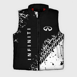 Мужской жилет Инфинити: следы от шин