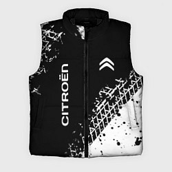 Мужской жилет Ситроен: следы от шин, цвет: 3D-черный