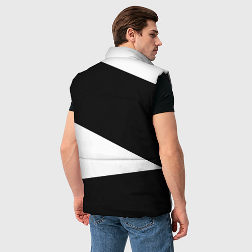 Мужской жилет Герб РФ геометрия текстура / 3D-Черный – фото 4