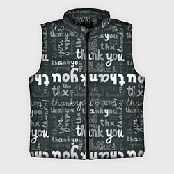 Мужской жилет Thank you thanks, цвет: 3D-черный