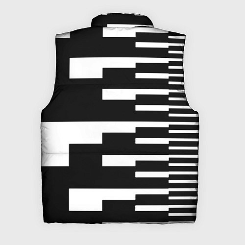 Мужской жилет Россия геометрия / 3D-Светло-серый – фото 2