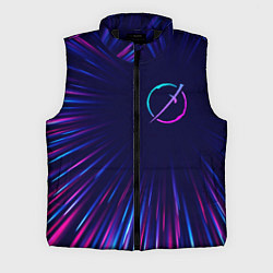 Мужской жилет Akame ga Kill neon blast lines, цвет: 3D-черный