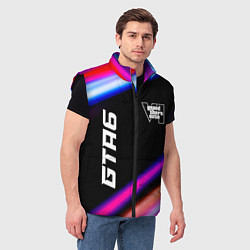 Мужской жилет GTA6 speed game lights, цвет: 3D-черный — фото 2
