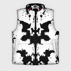 Мужской жилет Психоделический тест Роршаха, цвет: 3D-красный