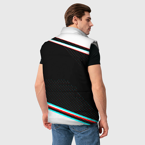 Мужской жилет Among us geometry steel / 3D-Светло-серый – фото 4