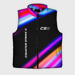Мужской жилет Counter Strike 2 speed game lights, цвет: 3D-черный