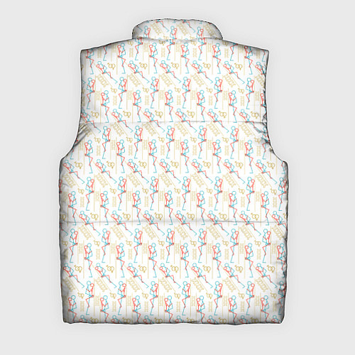 Мужской жилет Мужское и женское начало / 3D-Светло-серый – фото 2