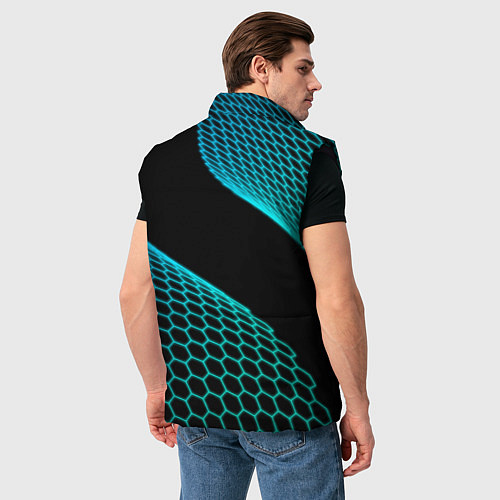 Мужской жилет Lamborghini electro hexagon / 3D-Черный – фото 4