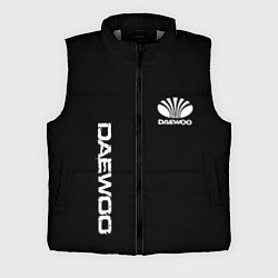 Мужской жилет Daewoo logo white, цвет: 3D-светло-серый