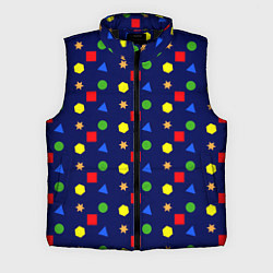 Мужской жилет Разные фигурки, цвет: 3D-черный