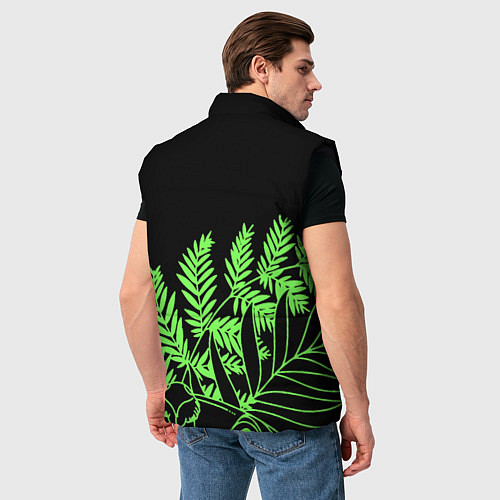 Мужской жилет The Last of Us acid logo / 3D-Черный – фото 4