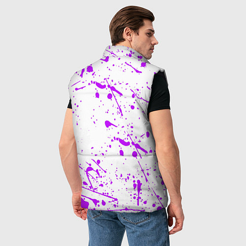 Мужской жилет Among us neon colors game / 3D-Черный – фото 4