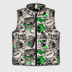 Мужской жилет Свободный стиль, цвет: 3D-черный