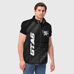 Мужской жилет GTA6 metal game lines, цвет: 3D-черный — фото 2
