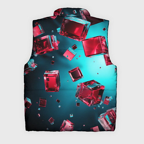 Мужской жилет Взрыв из камней / 3D-Светло-серый – фото 2