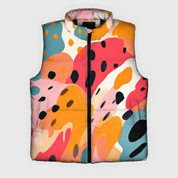 Мужской жилет Яркие пятна, цвет: 3D-черный