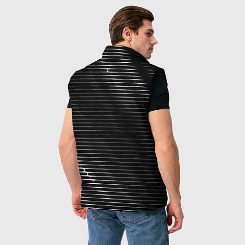 Мужской жилет Blink 182 metal rock lines / 3D-Черный – фото 4