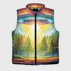 Мужской жилет UFO In The Forest, цвет: 3D-светло-серый
