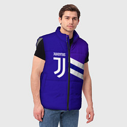 Мужской жилет Juventus sport geometry line, цвет: 3D-светло-серый — фото 2