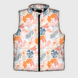 Мужской жилет Паттерн узор листьев