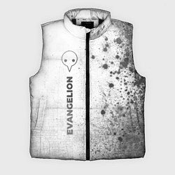 Мужской жилет Evangelion - white gradient по-вертикали, цвет: 3D-черный