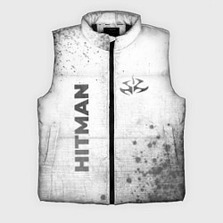 Мужской жилет Hitman - white gradient вертикально, цвет: 3D-черный