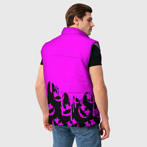 Мужской жилет Marshmello neon nasa / 3D-Светло-серый – фото 4