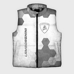 Мужской жилет Lamborghini - white gradient вертикально