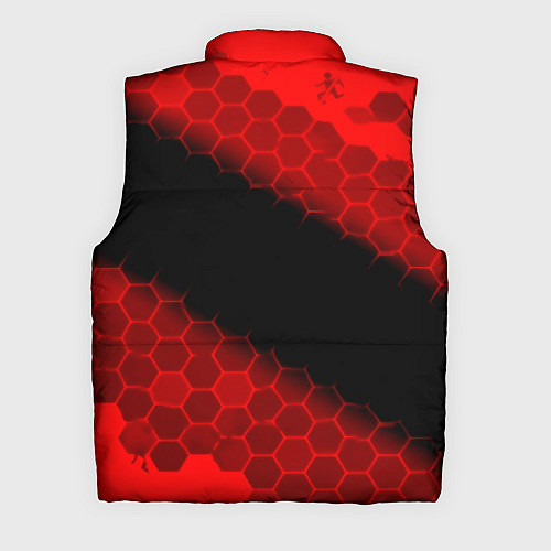 Мужской жилет Portal hexagon pattern / 3D-Светло-серый – фото 2