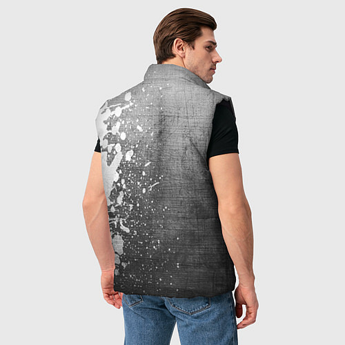 Мужской жилет Valencia - grey gradient по-вертикали / 3D-Черный – фото 4