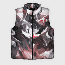 Мужской жилет Абстрактный узор черно-серый, цвет: 3D-черный
